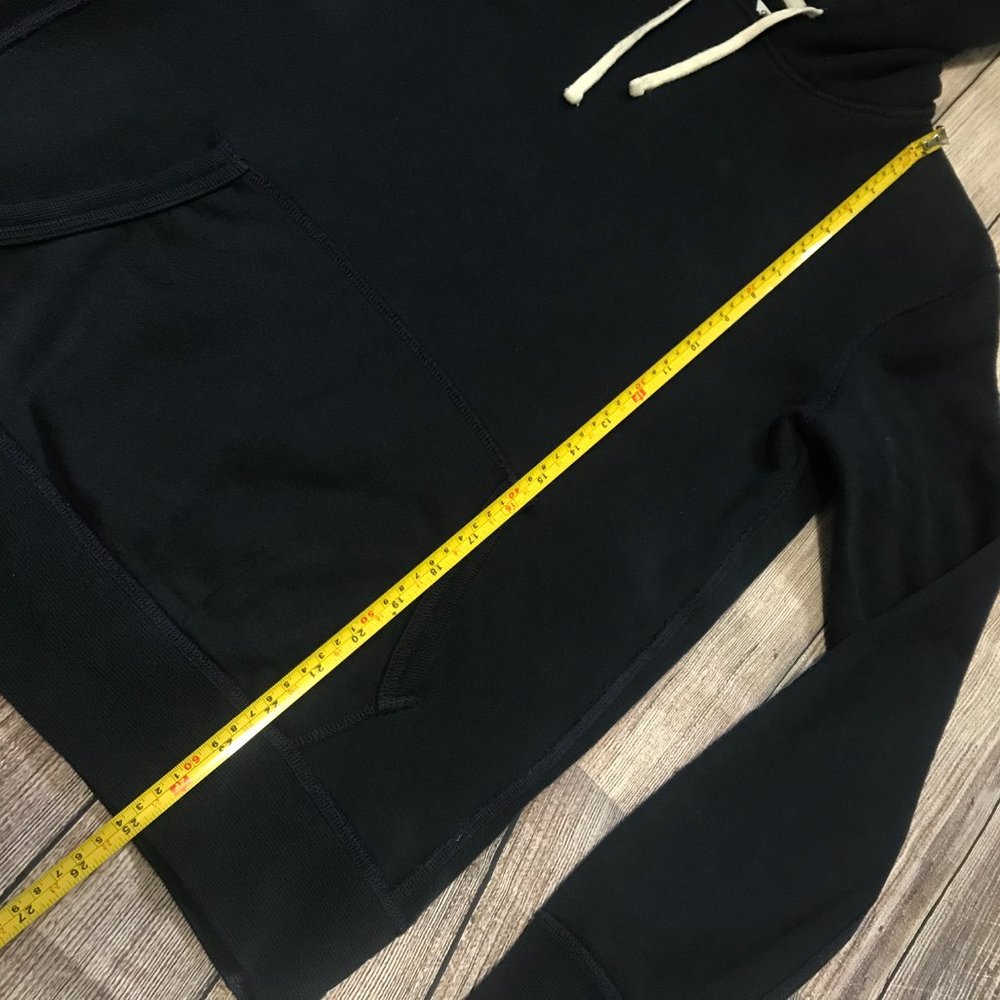 REIGNING CHAMP Men Pullover Terry Hoodie Navy Smal - Picture 10 of 13